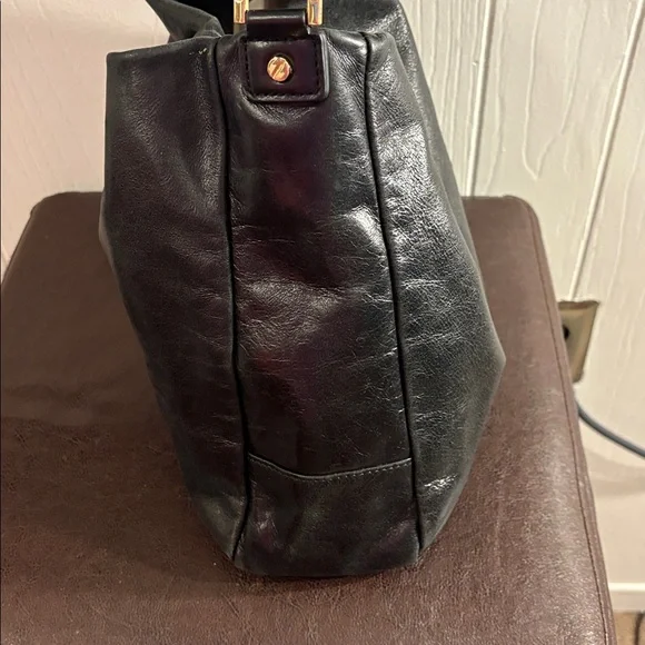 Tory Burch Dena Hobo Leather Shoulder Bag - Picture 4 of 14